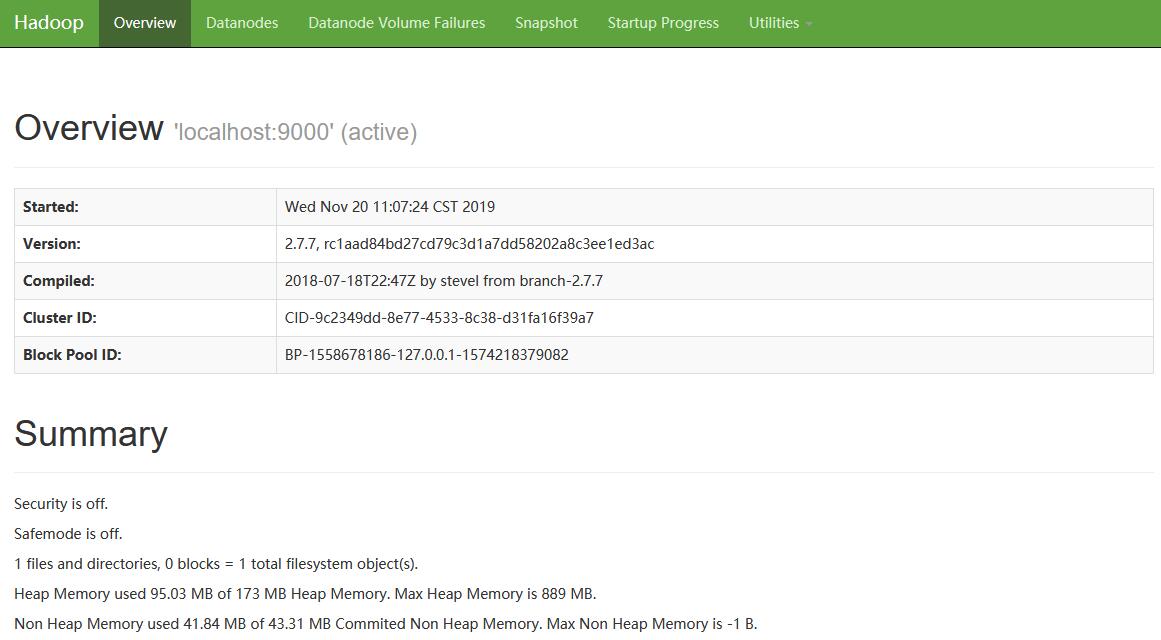 Hadoop、Hbase单机环境安装